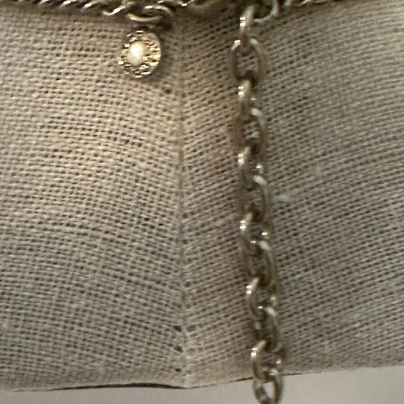 J. Crew Antiqued Bronze Spiky Fringe Statement 16”L Necklace - Picture 6 of 9